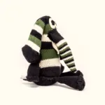 Green Black White Floppy Elephant 4