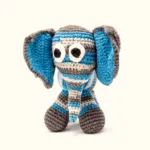 Grey Blue small Elephant 1