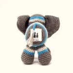 Grey Blue small Elephant 3