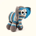 Grey Blue small Elephant 4