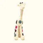 White pink blue Giraffe 1