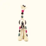 White pink blue Giraffe 3