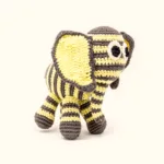 Yellow Gray small Elephant 4